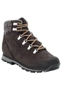 Buty do chodzenia męskie Jack Wolfskin Thunder Bay Texapore Mid. Wysokość cholewki: za kostkę. Zapięcie: sznurówki. Kolor: brązowy. Materiał: syntetyk, materiał. Szerokość cholewki: normalna. Sport: turystyka piesza