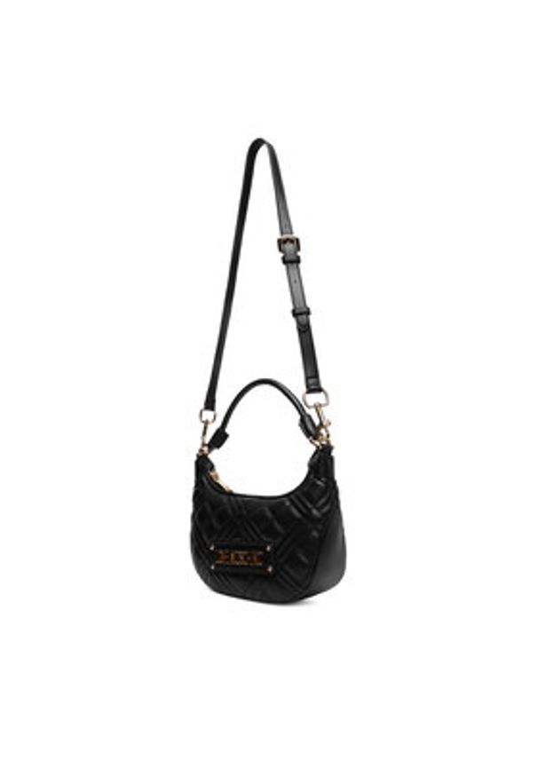 Love Moschino - LOVE MOSCHINO Torebka JC4110PP0NLA0000 Czarny. Kolor: czarny. Materiał: skórzane