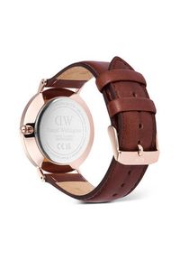 Daniel Wellington Zegarek Classic Day Display 40 DW00100830 Różowe złoto. Kolor: wielokolorowy, różowy, złoty. Materiał: skóra #5