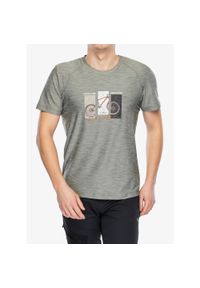 Koszulka szybkoschnąca męska CMP Toto T-Shirt Melange Stretch Jersey. Kolor: szary. Materiał: jersey. Sport: turystyka piesza