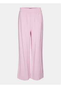 Vero Moda Spodnie materiałowe Carmen 10278926 Różowy Wide Leg. Kolor: różowy. Materiał: wiskoza #5