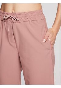 Marella Spodnie materiałowe Cento 31360529 Różowy Regular Fit. Kolor: różowy. Materiał: syntetyk, materiał