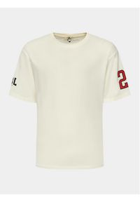 Redefined Rebel T-Shirt 221141 Biały Loose Fit. Kolor: biały. Materiał: bawełna