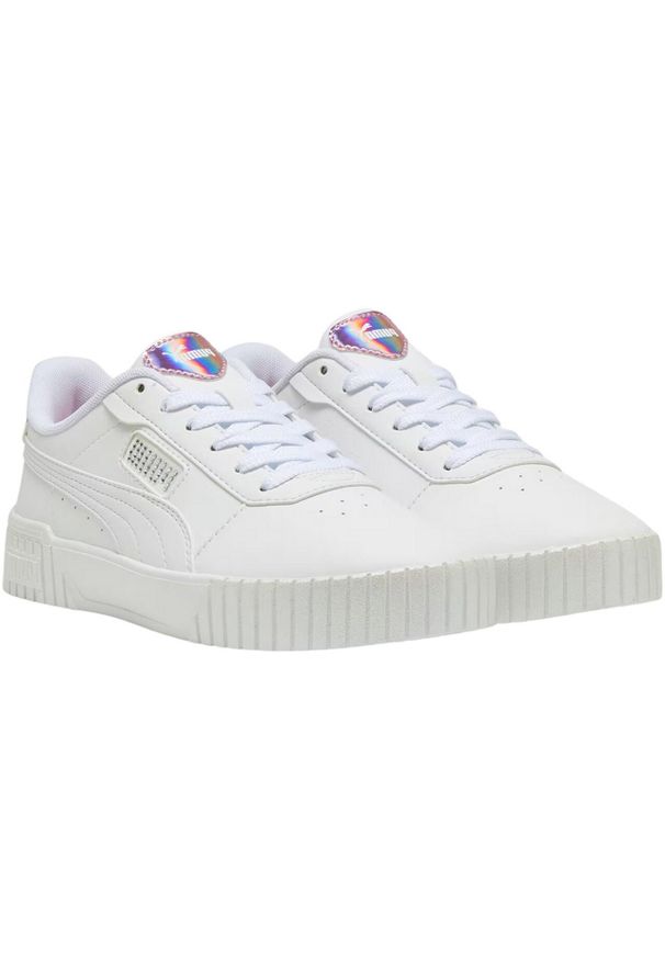 Puma - Damskie Buty Sportowe Carina 2.0 GirlPower. Okazja: na spacer. Kolor: biały. Sport: turystyka piesza