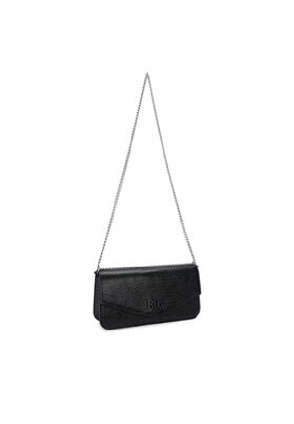 Lauren Ralph Lauren - LAUREN RALPH LAUREN Torebka 431941872003 Czarny. Kolor: czarny. Materiał: skórzane