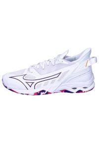 Damskie buty halowe Mizuno Wave Mirage. Kolor: biały. Model: Mizuno Wave. Sport: piłka ręczna #2