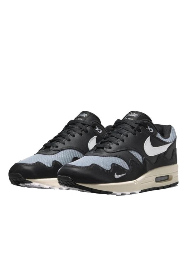 Nike - Buty do chodzenia dla dorosłych Air Max 1 Patta Waves Black. Kolor: czarny. Model: Nike Air Max. Sport: turystyka piesza