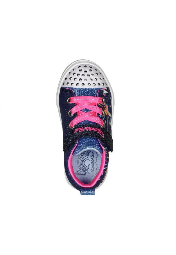 skechers - Tenisówki Skechers Model Twinkle Sparks Kolor Niebieski. Kolor: niebieski. Materiał: syntetyk, tkanina. Model: Skechers Sport. Sport: turystyka piesza