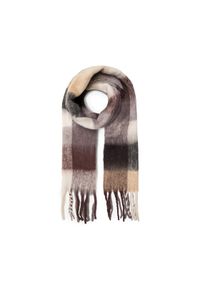 Jenny Fairy Szalik 4W4-006-AW23 Brązowy. Kolor: brązowy. Materiał: poliester #1