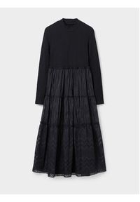 Desigual Sukienka codzienna 23WWVWAD Czarny Regular Fit. Okazja: na co dzień. Kolor: czarny. Materiał: syntetyk. Typ sukienki: proste. Styl: casual #5