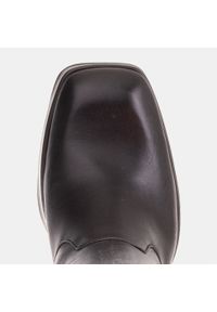 Marco Shoes Botki na platformie z gumą w cholewce czarne. Kolor: czarny. Materiał: guma. Szerokość cholewki: normalna. Obcas: na platformie #6