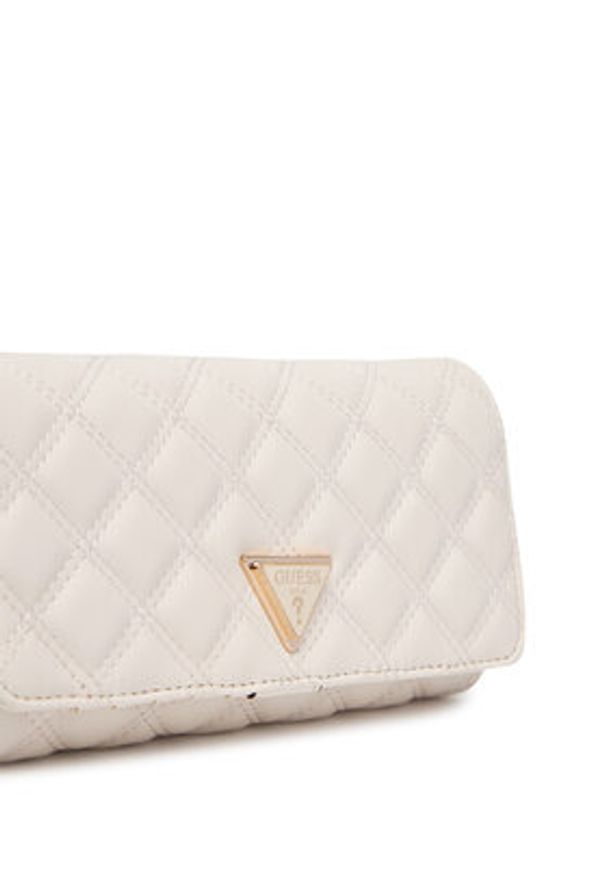 Guess Torebka Giully II Mini HWQG96 73750 Écru. Kolor: kremowy. Materiał: skórzane