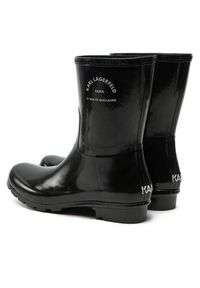 Karl Lagerfeld - KARL LAGERFELD Kalosze KL47075S Czarny. Kolor: czarny. Materiał: syntetyk #3
