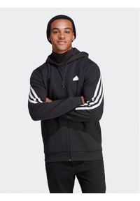 Adidas - adidas Bluza Future Icons 3-Stripes IC6712 Czarny Regular Fit. Kolor: czarny. Materiał: syntetyk