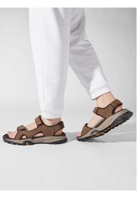 Timberland Sandały Lincoln Peak Strap Sandal TB0A5T489681 Brązowy. Kolor: brązowy. Materiał: skóra