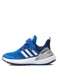 Adidas - adidas Sneakersy RapidaSport Bounce Elastic Lace Top Strap ID3381 Niebieski. Kolor: niebieski. Materiał: materiał, mesh