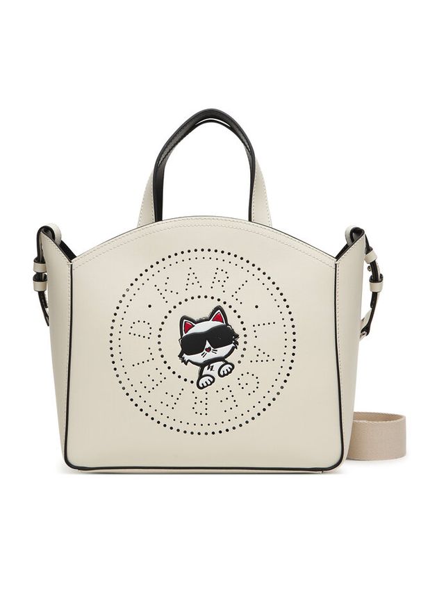 Karl Lagerfeld - Torebka KARL LAGERFELD. Kolor: biały