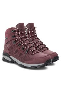 Jack Wolfskin Trekkingi Refugio Prime Texapore Mid W 4059701 Bordowy. Kolor: czerwony. Materiał: nubuk, skóra #6