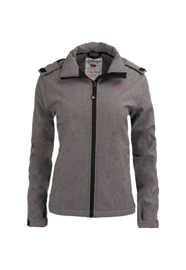 GLOMEX - Damska kurtka softshell Spitsbergen – wiatroszczelna, wodoodporna. Kolor: fioletowy. Materiał: softshell
