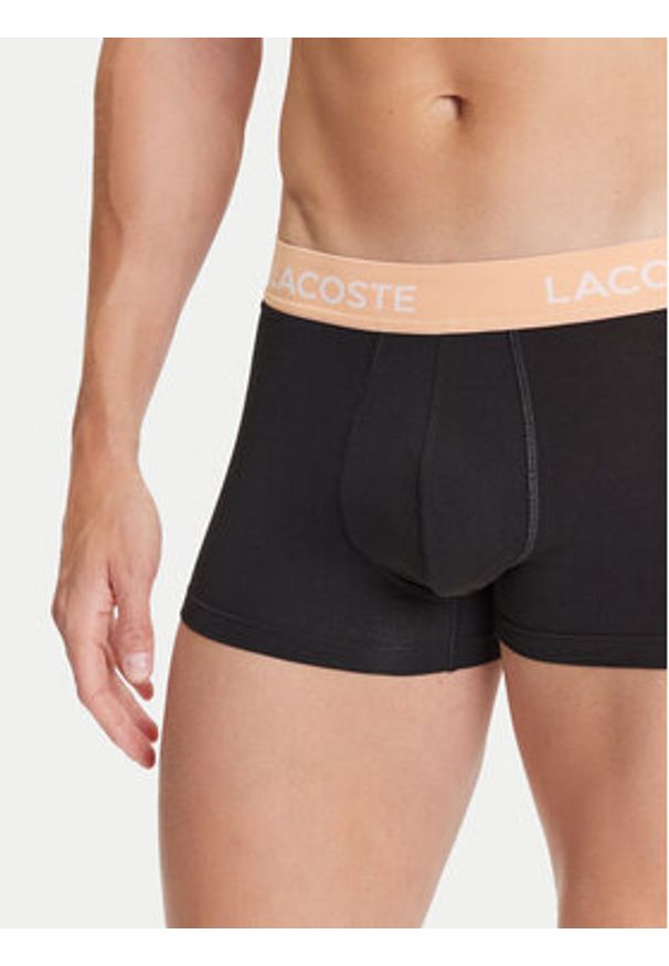 Lacoste Komplet 5 par bokserek 5H1292 Czarny. Kolor: czarny. Materiał: bawełna