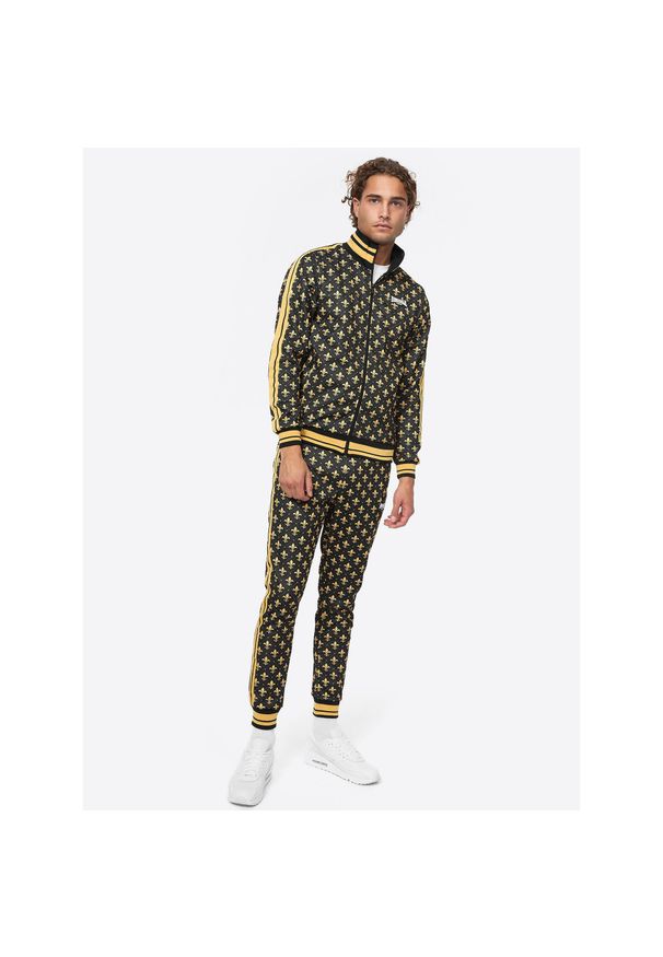 Dres Lonsdale Boswall. Kolor: wielokolorowy, żółty, czarny. Materiał: dresówka. Wzór: nadruk