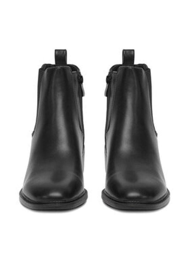 DeeZee Botki 5698 Czarny. Kolor: czarny. Materiał: syntetyk, materiał