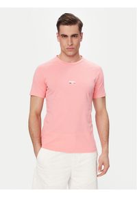BOSS T-Shirt 50517970 Różowy jasny Slim Fit. Kolor: różowy. Materiał: bawełna #1