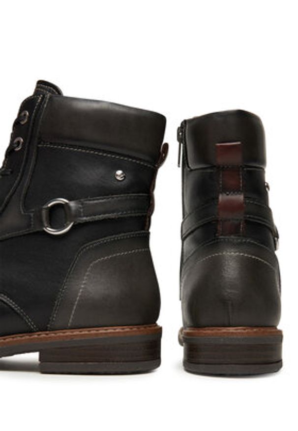 Pikolinos Trzewiki W8J-8718C1 Czarny. Kolor: czarny. Materiał: skóra