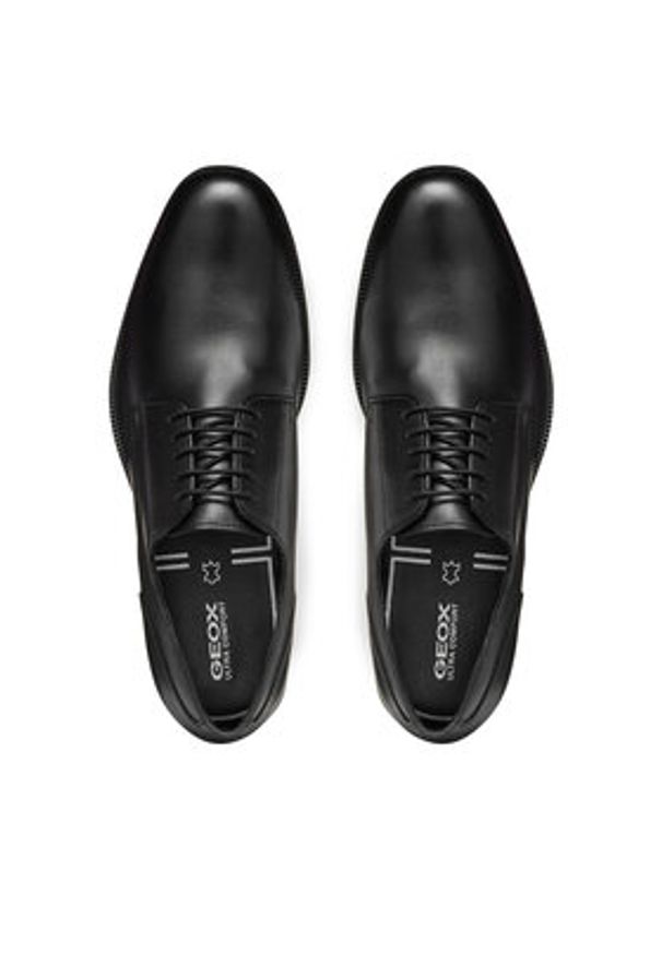 Geox Półbuty U Walk Pleasure F U46H8A 00043 C9999 Czarny. Kolor: czarny. Materiał: skóra