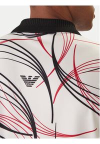 EA7 Emporio Armani Polo 7M001532 AF22175 Biały Regular Fit. Typ kołnierza: polo. Kolor: biały. Materiał: syntetyk #4