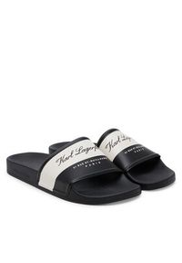 Karl Lagerfeld - KARL LAGERFELD Klapki KL70023 Czarny. Kolor: czarny