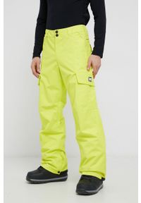 DC - Dc Spodnie snowboardowe męskie. Kolor: żółty. Materiał: materiał. Wzór: gładki. Sport: snowboard #4