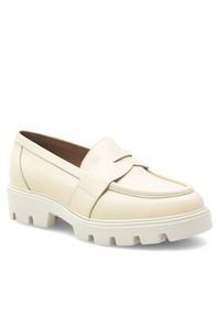 Badura Loafersy AMANTEA-E23-28180NAP Beżowy. Kolor: beżowy. Materiał: skóra