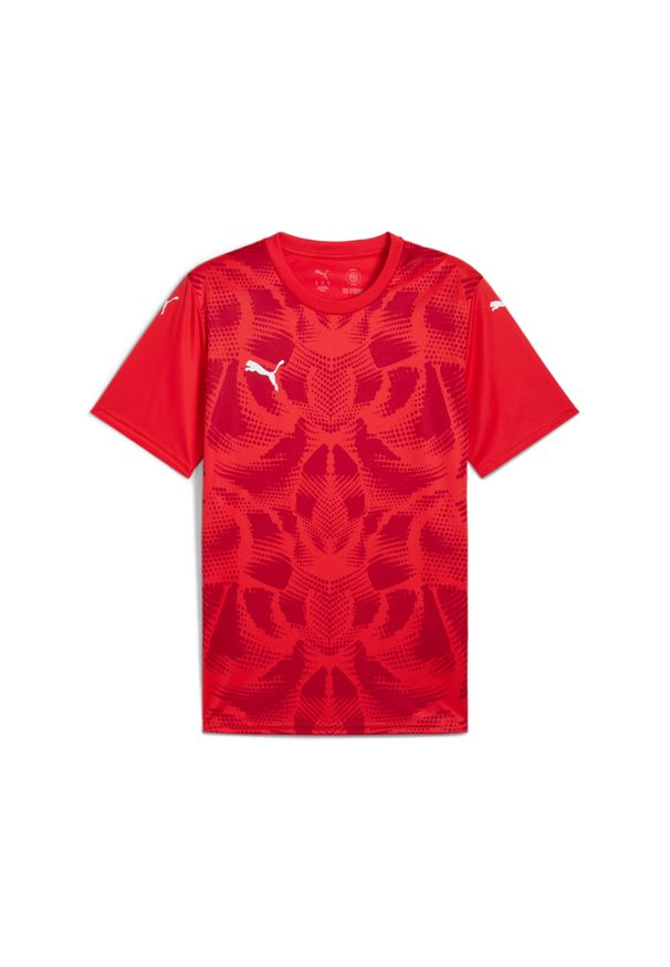 Koszulka Puma Ultimate. Kolor: czerwony. Materiał: materiał. Sport: piłka nożna