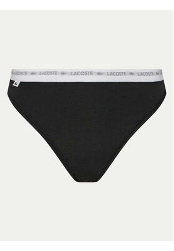 Lacoste Komplet 3 par stringów 8F1341 Kolorowy. Materiał: bawełna. Wzór: kolorowy