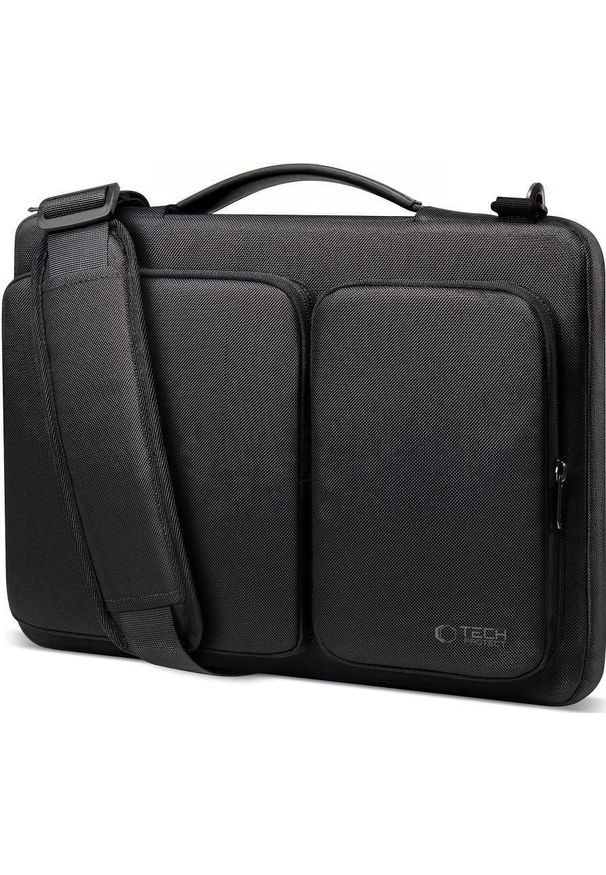 TECH-PROTECT - Torba Tech-Protect Defender Bag Laptop 15-16 czarny. Kolor: czarny. Materiał: materiał. Styl: elegancki, casual