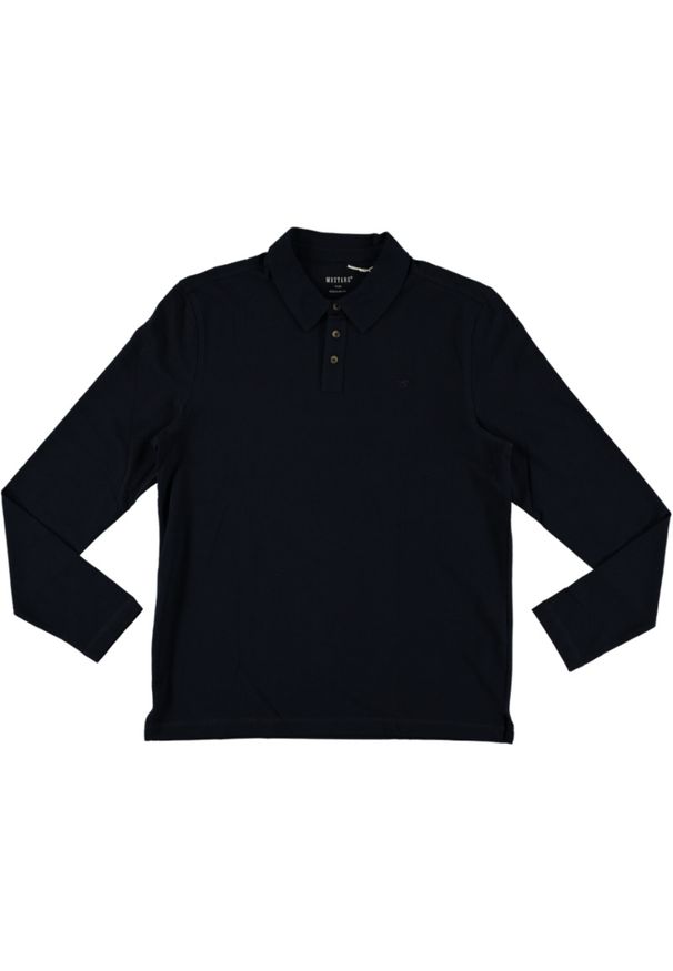 Męski Longsleeve Mustang Style Portis Dark Sapphire 1016296 4136. Długość rękawa: długi rękaw