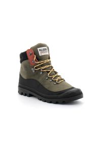 Buty męskie Palladium Pallabrousse Hkr Wp+ olive night. Kolor: zielony. Sport: turystyka piesza