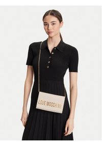 Love Moschino - LOVE MOSCHINO Torebka JC4103PP1NKD0110 Beżowy. Kolor: beżowy. Materiał: skórzane #1