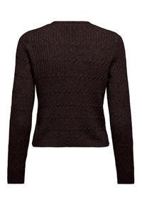 only - ONLY Kardigan Katia 15310902 Brązowy Regular Fit. Kolor: brązowy. Materiał: syntetyk #5