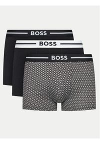 BOSS - Boss Komplet 3 par bokserek 50517836 Czarny. Kolor: czarny. Materiał: bawełna #1