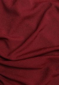 Born2be - Bordowa Marszczona Bluzka z Długim Rękawem i Detalem przy Dekolcie Estellana. Okazja: na co dzień. Kolor: czerwony. Materiał: skóra, jeans. Długość rękawa: długi rękaw. Długość: długie. Styl: casual, klasyczny #6