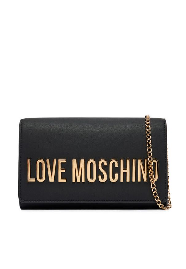 Love Moschino - LOVE MOSCHINO Torebka JC4103PP0OKD0000 Czarny. Kolor: czarny. Materiał: skórzane