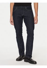 Calvin Klein Jeansy K10K111241 Granatowy Slim Fit. Kolor: niebieski