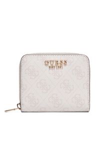 Guess Mały Portfel Damski SWSG96 52137 Biały. Kolor: biały. Materiał: skóra