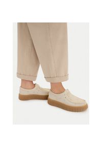 Półbuty Clarks. Kolor: kremowy #1