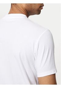 Karl Lagerfeld - KARL LAGERFELD T-Shirt 755087 Biały Regular Fit. Typ kołnierza: dekolt w karo. Kolor: biały. Materiał: bawełna #4