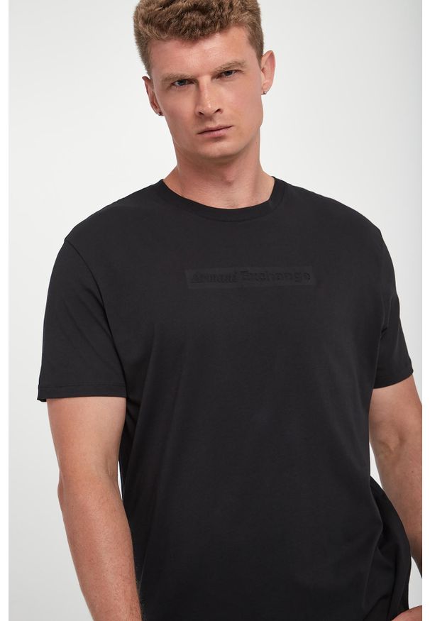 Armani Exchange - T-shirt męski z logo ARMANI EXCHANGE