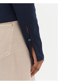TOMMY HILFIGER - Tommy Hilfiger Bluzka Modern Cody WW0WW47850 Granatowy Slim Fit. Kolor: niebieski. Materiał: bawełna #2