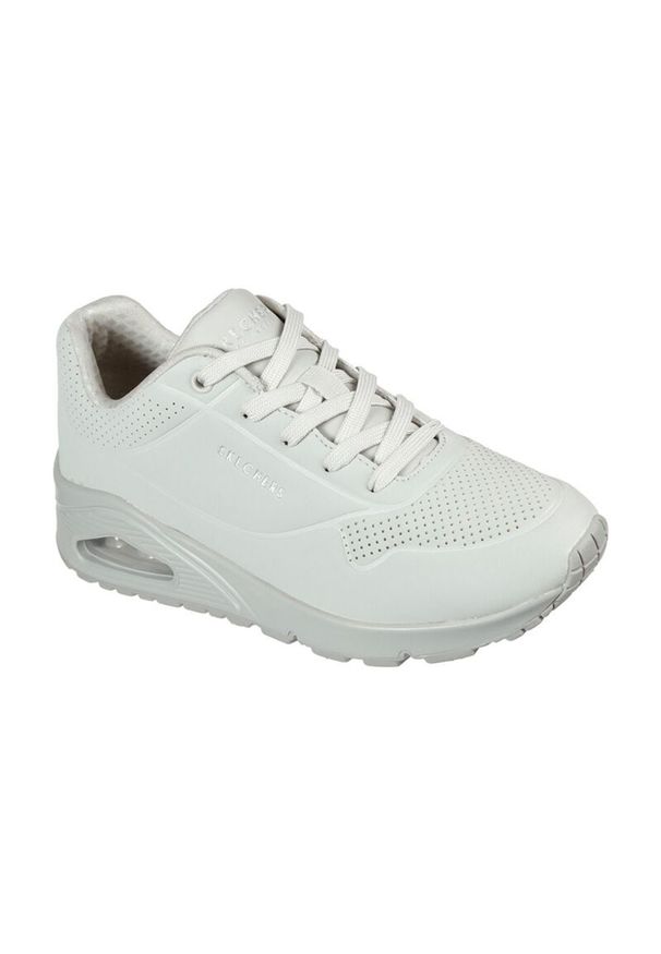 skechers - Sneakersy damskie Skechers Uno-Stand On Air. Kolor: brązowy. Materiał: materiał, syntetyk, tkanina. Model: Skechers Sport. Sport: turystyka piesza